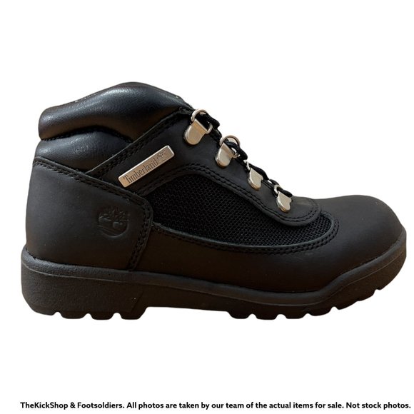 Timberland Field Boot Mid Top (Black) Preschool Boots - Picture 1 of 5